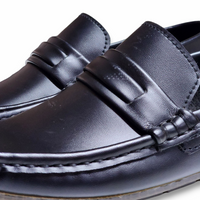 Boys Loafer Shoes Black - View 5