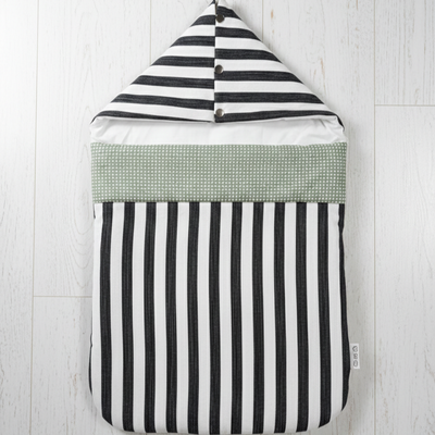Baby Carry Nest Modern Striped Hooded Style