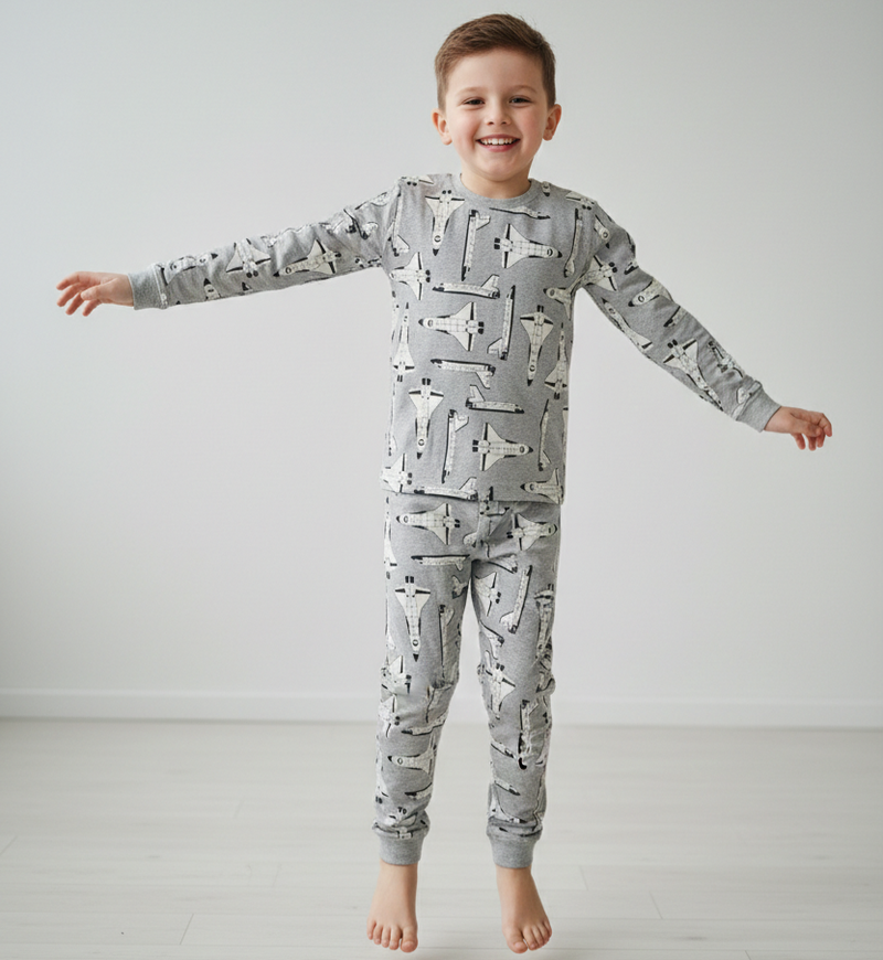 Little Astronaut Unisex Night Suit 2-Piece Sleepwear Zubaidas