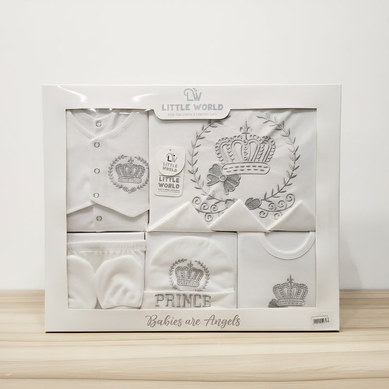 Zubaidas Little World Prince Essential 10-Piece Starter Set (White)