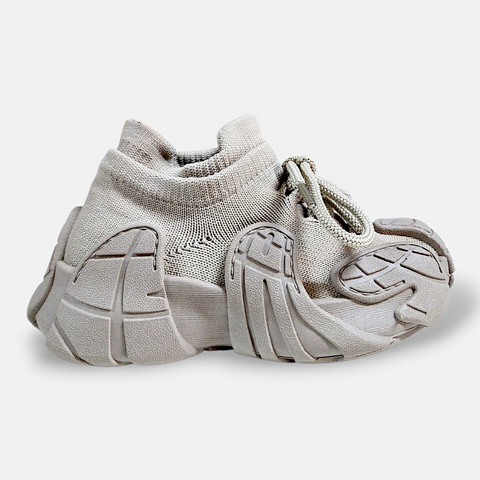 Boys Sneakers Beige High Grip Sole
