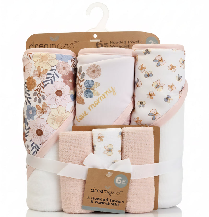 Hooded Towel & Washcloth Set 01102932 Zubaidas