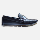 Boys Loafer Black Faux Leather style Shoes