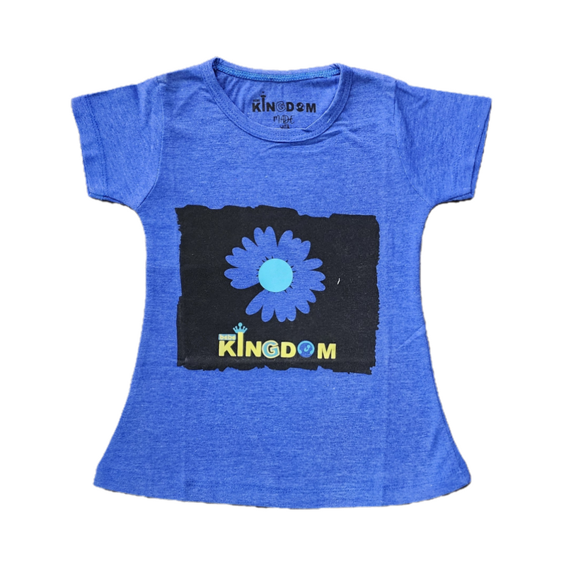 Little Bloom Girls Blue Floral Pajama Set Zubaidas