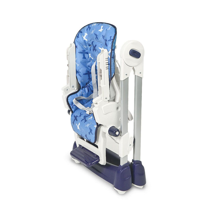 Baby High Chair Aeroplane Blue BG-89