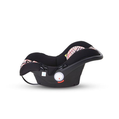 Baby Carry Cot - Beige Check T008
