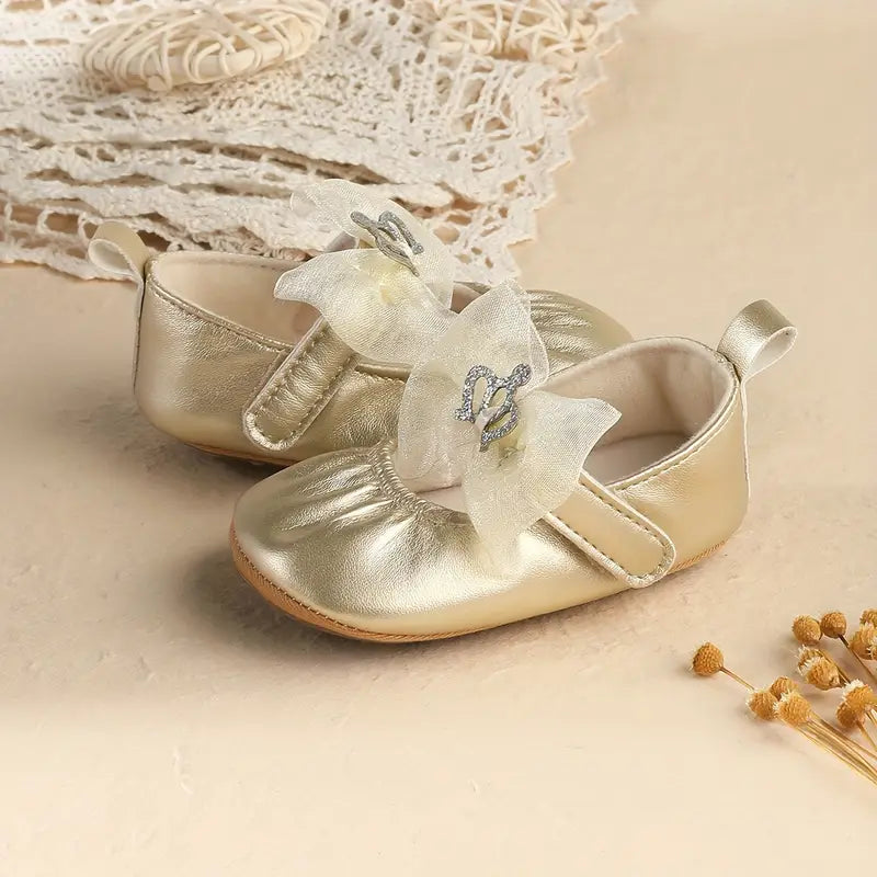 Baby Pump Golden Bow