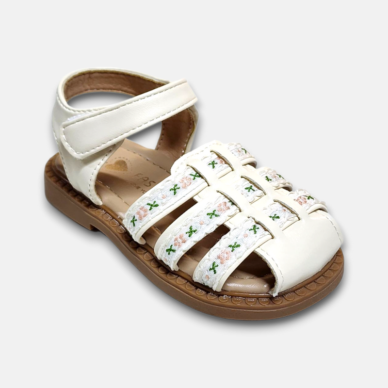 Girls Sandal White Zubaidas