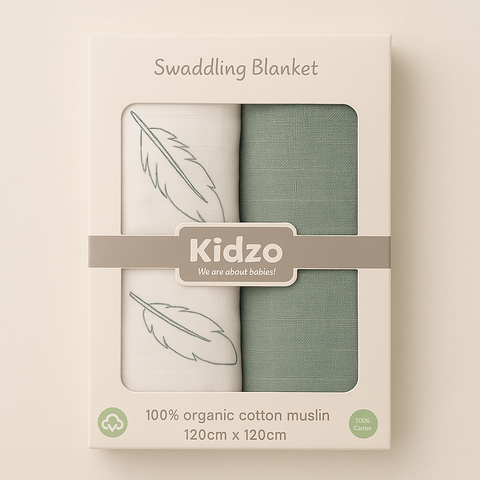 2-Pack Swaddle Blanket Printed