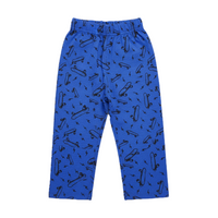 Sporty Blue Polo & Skateboard Print Night Suit Zubaidas - View 3