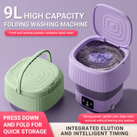 Foldable Mini Washer and Dryer Automatic Washing Machine - View 1