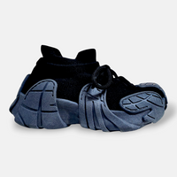 Boys Sneakers Black High Grip Sole - View 1