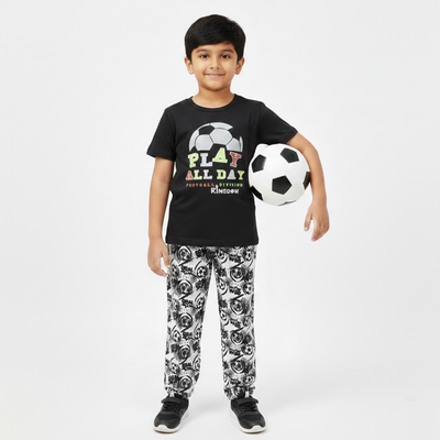 Boys Night Suit Printed 2 Pcs Set Zubaidas