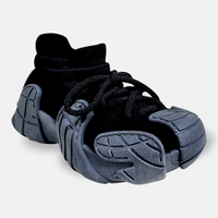 Boys Sneakers Black High Grip Sole - View 2