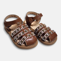 Girls Sandal Brown Zubaidas 04000570 - View 2