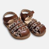 Girls Sandal Brown