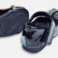 Baby Girls Fancy Pump Black - View 3