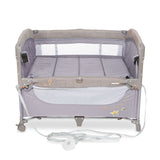 Drop Side Play Pen Grey T302
