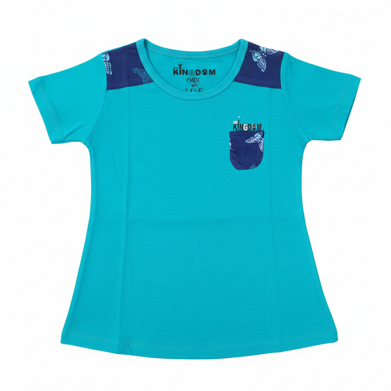 Kingdom Butterfly Print Loungewear Night Suit Zubaidas