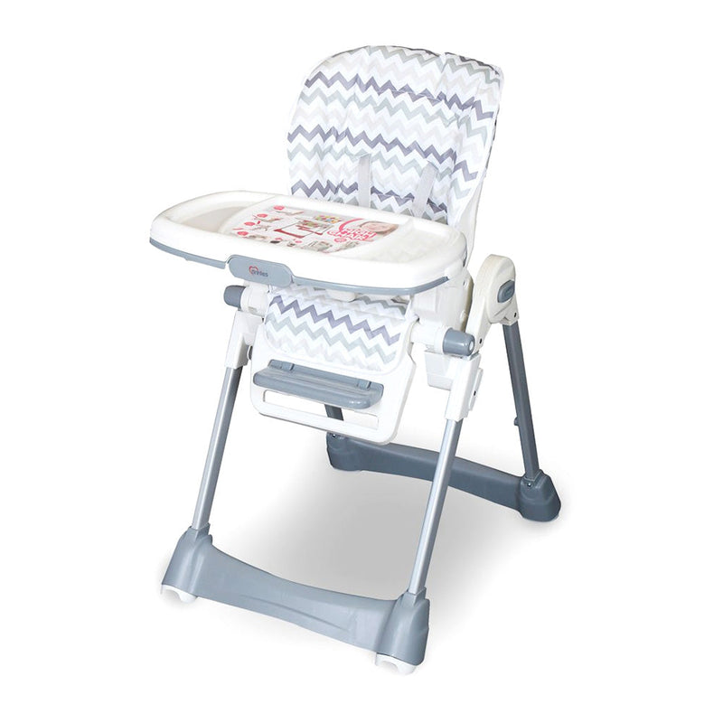 Baby High Chair Grey Stripes BG-89