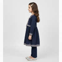 Beautiful navy blue  for girls - View 3