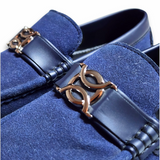 Boys Loafer Blue buckle style
