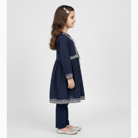 Beautiful navy blue  for girls - View 2