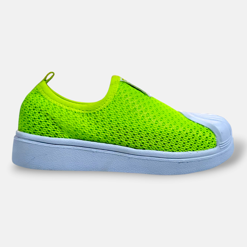 Girls Canvas Shoes Lime Green