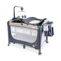 Drop Side Play Pen Blue T302 - View 1