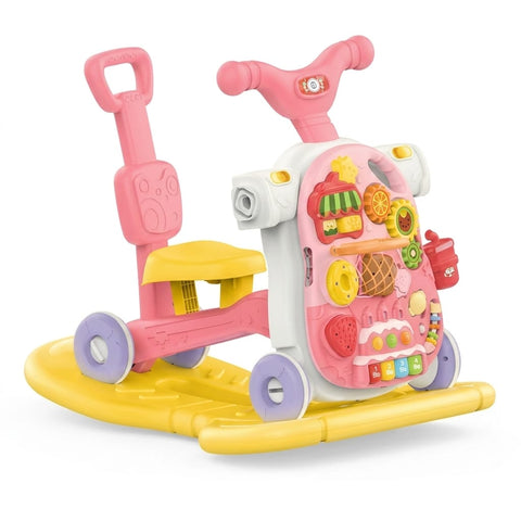 Huanger Multifunctional Baby Activity Walker & Grow-With-Me Learning Station