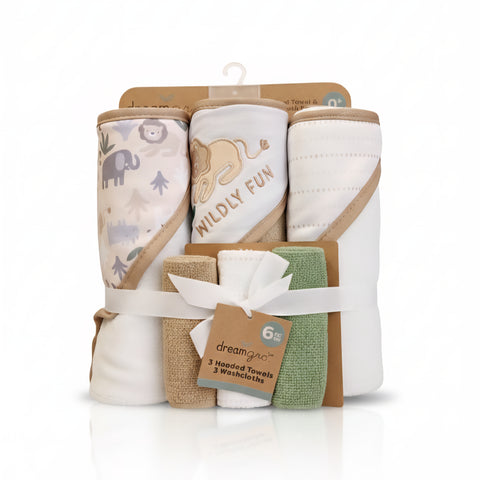 Hooded Towel & Washcloth Set 01102932 Zubaidas