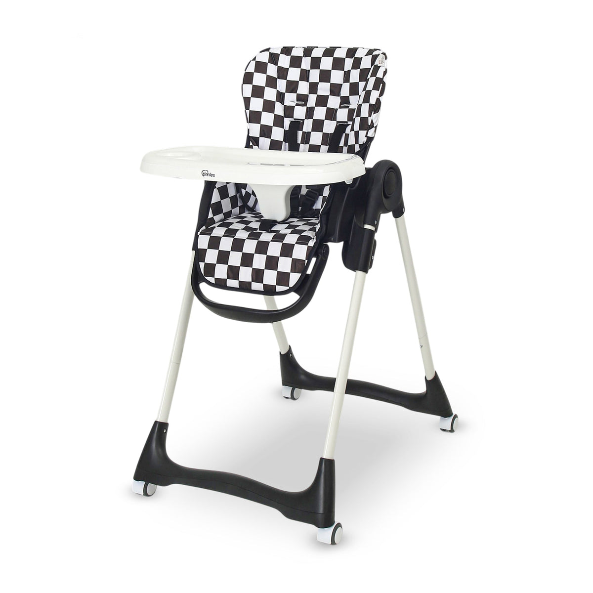 TINNIES BABY HIGH CHAIR CHECKERED PATTERN