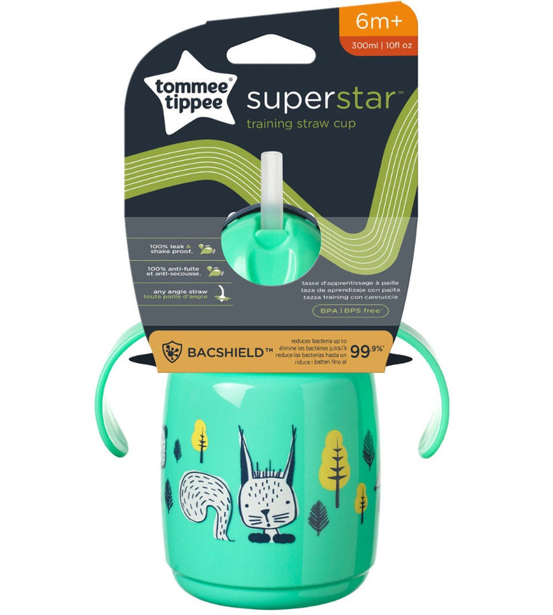 TRNR Straw Cup AL IL Green 1X Tommee Tippee 300ML