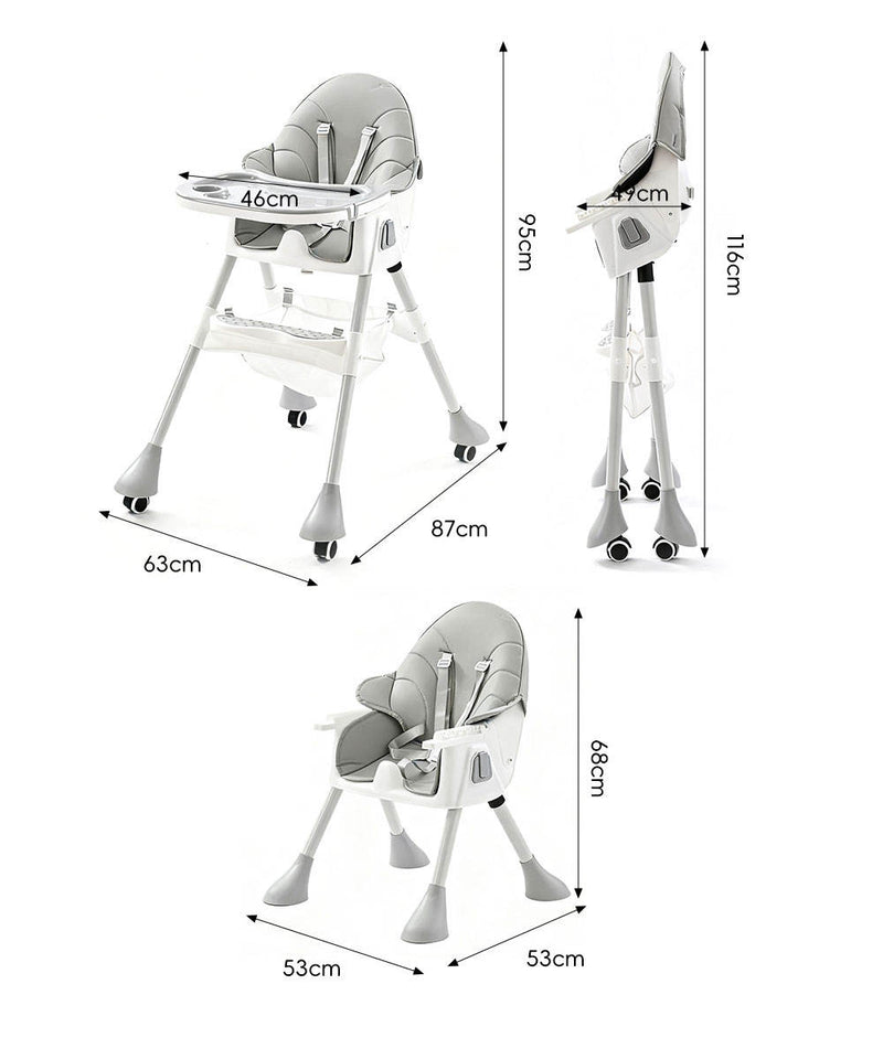 Kidilo Baby High Chair 8131A Zubaidas