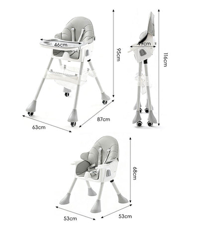 Kidilo Baby High Chair 8131A Zubaidas