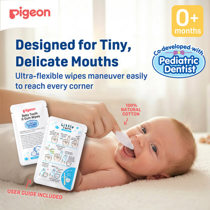 BABY TOOTH & GUM WIPES NATURAL 20S