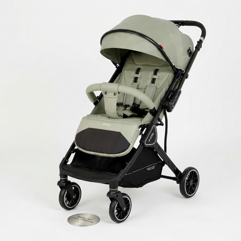 Kidilo-k919N Premium Foldable Baby Stroller – Lightweight Travel Pushchair with Reversible Seat | Beige, Black & Coffee