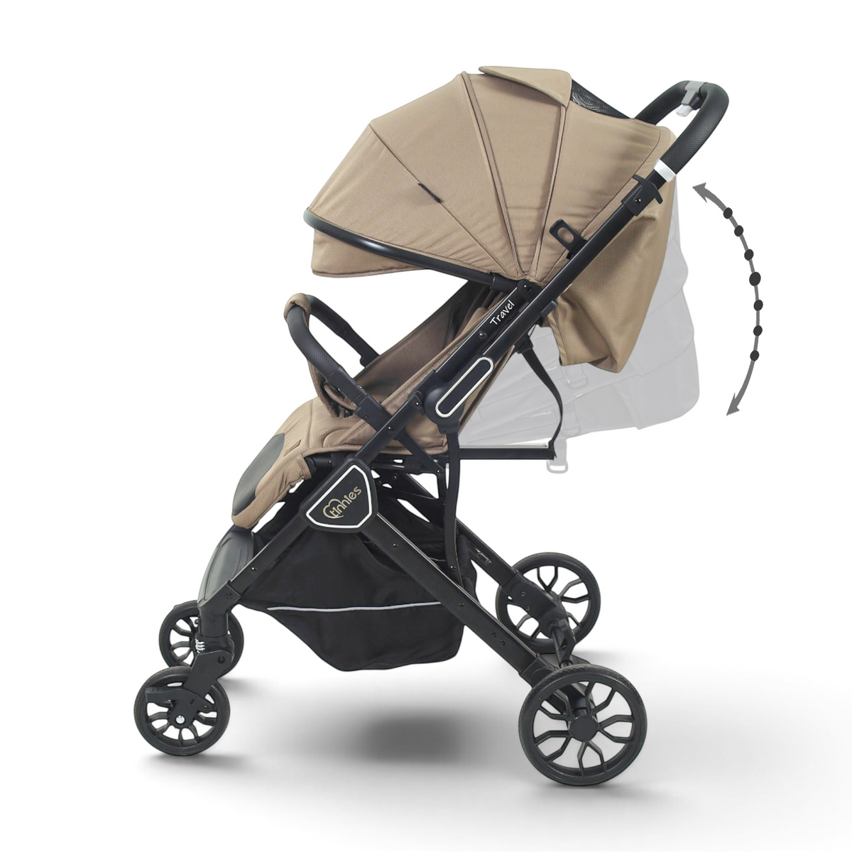 TINNIES TRAVEL STROLLER BEIGE