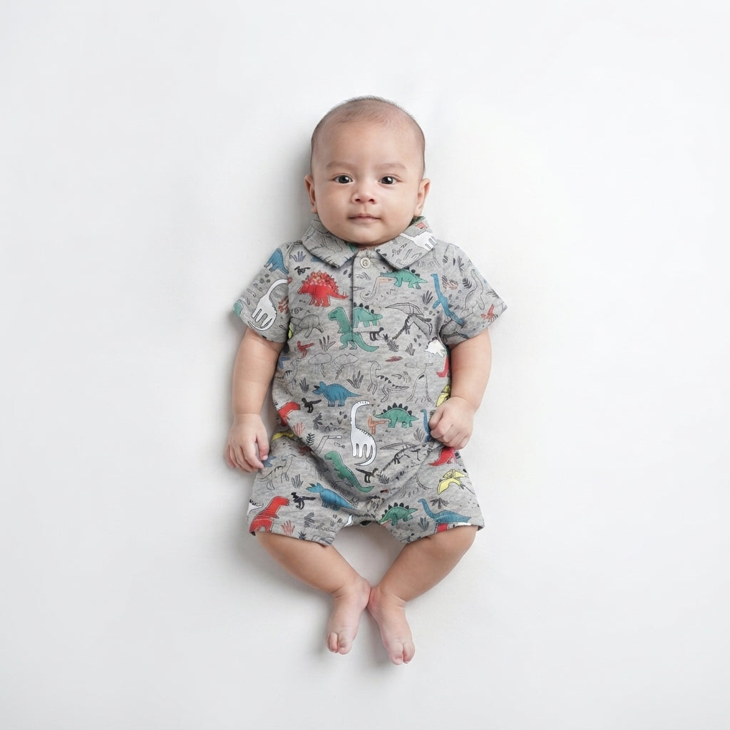 Baby Boy Polo Romper-zubaidas